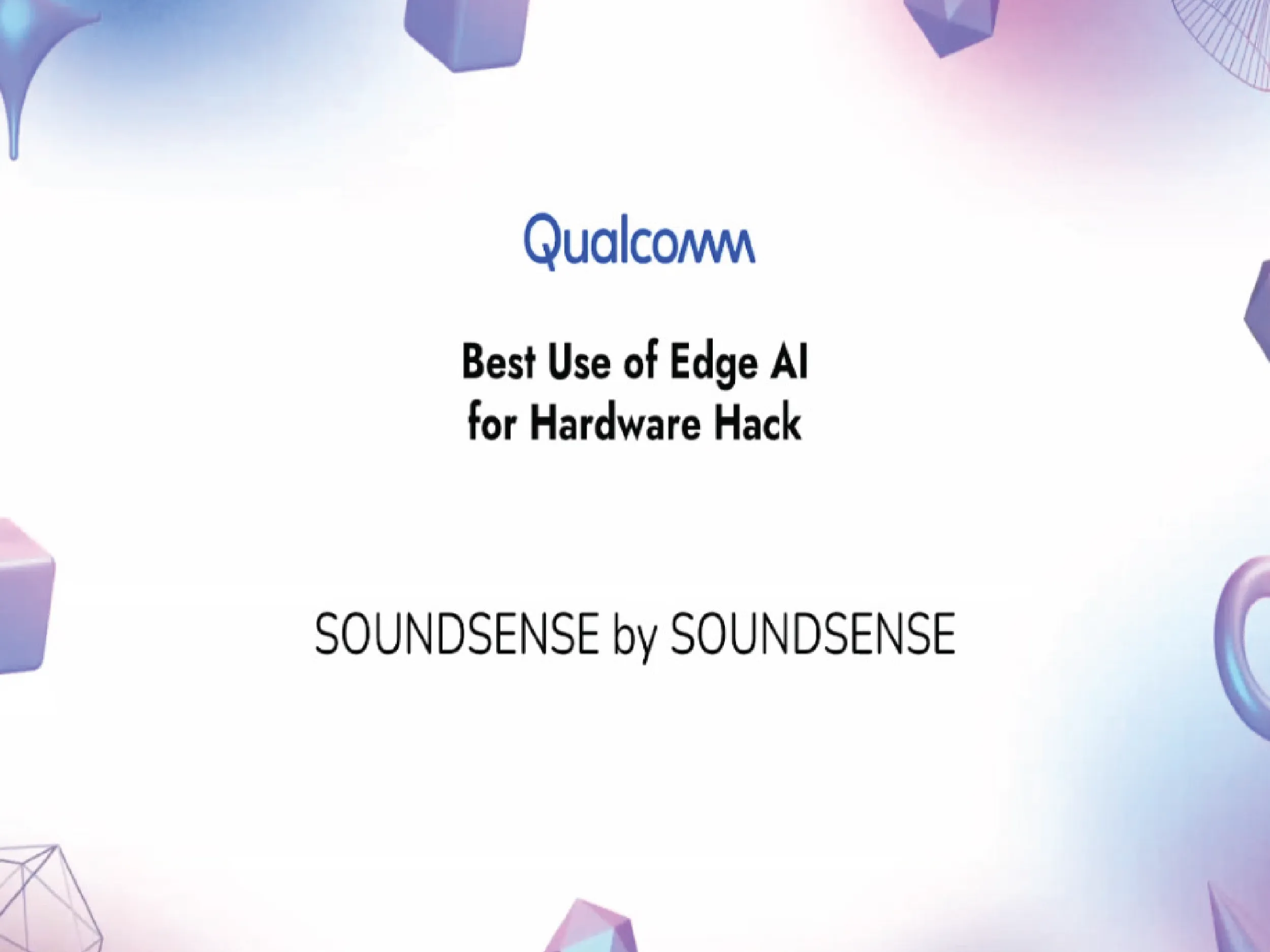 SoundSense device and AR spatial awareness