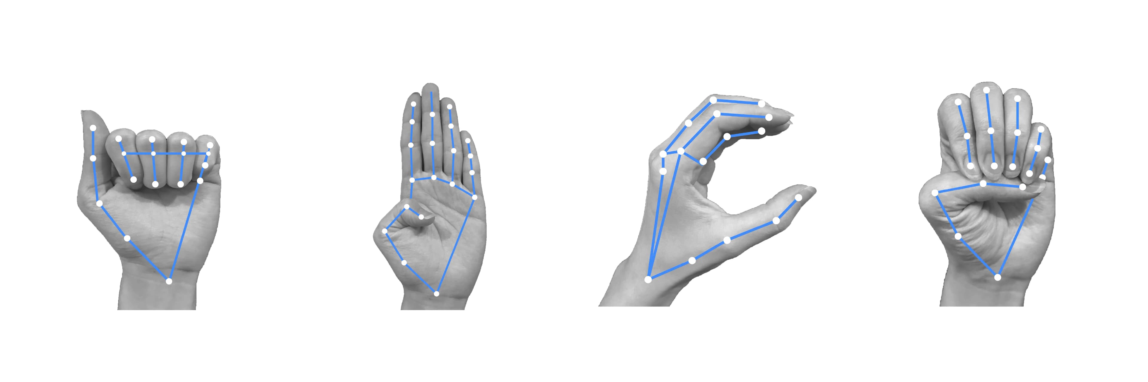 Hand landmarks visualization