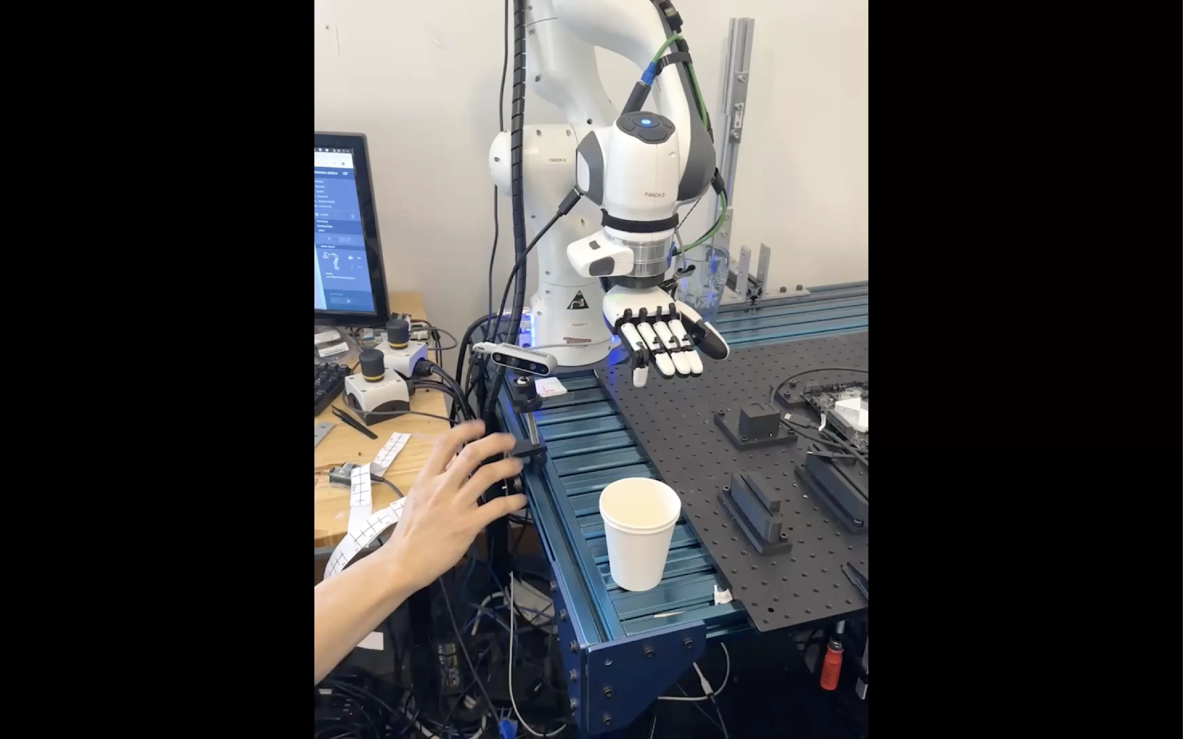 Research environment — hover to play video